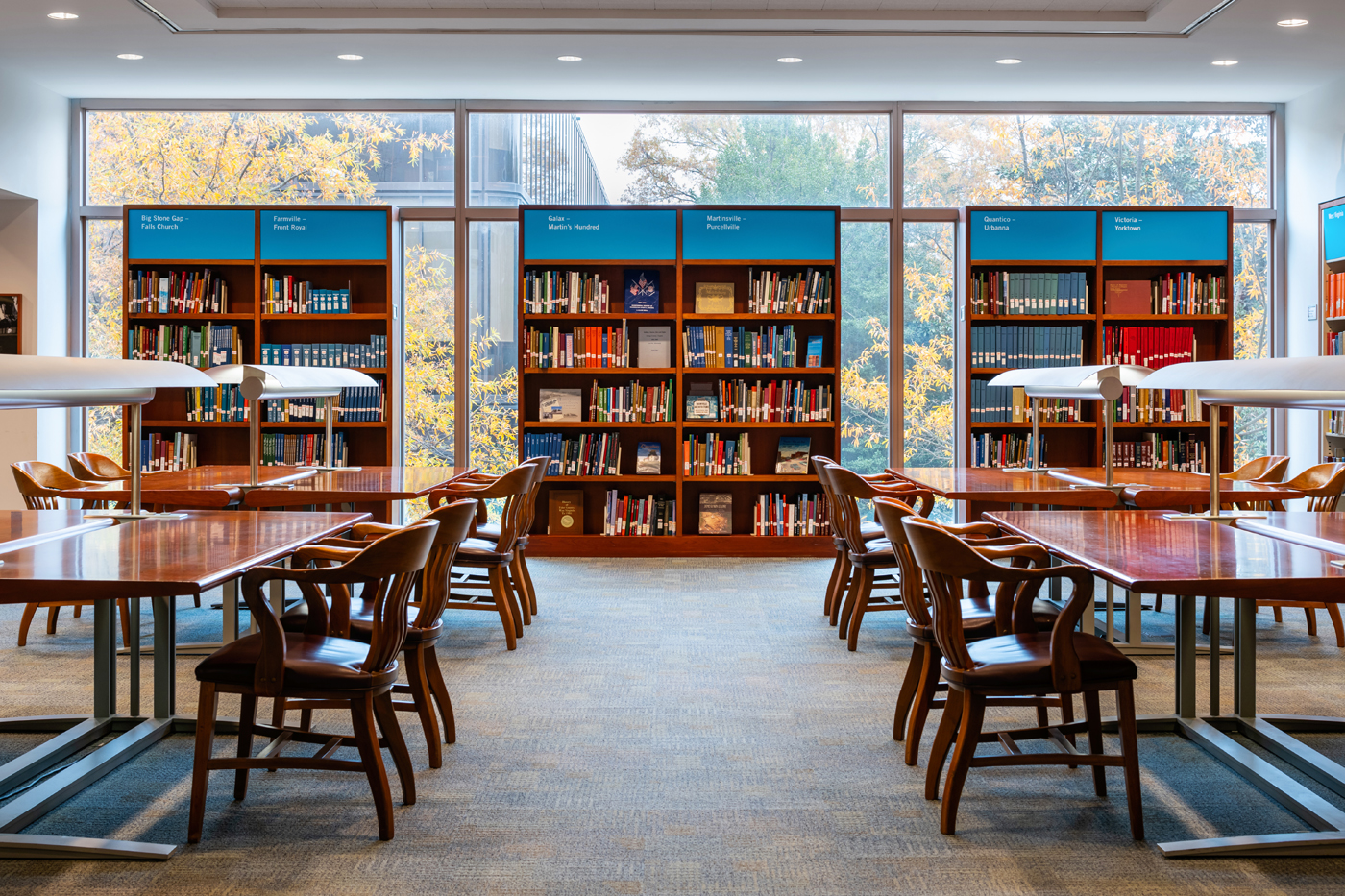Reading Room at the Library of Virginia